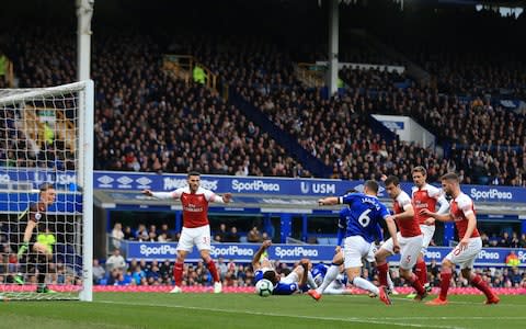 Phil Jagielka in action against Arsenal - Credit: Action Plus