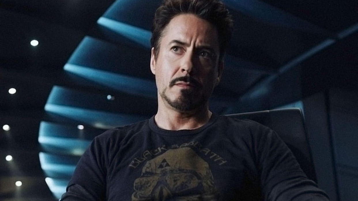  Robert Downey Jr as Tony Stark in Avengers. 