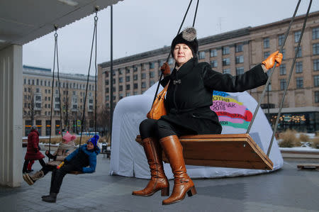 Natalia Dementieva, 44, an accountant who is currently unemployed and supporter of presidential candidate Ksenia Sobchak, poses for a picture in Moscow, Russia, January 14, 2018. "She speaks the truth, openly. She doesn't lie. She raises issues which are taboo under our government. For example, Crimea. Which means she's not afraid," said Dementieva. "The idea that things have improved, I'm not seeing it. Things have gotten worse. They have started to control what people think even more than during the Communist era. People are afraid again... Ksenia is a politician of the future." REUTERS/Maxim Shemetov