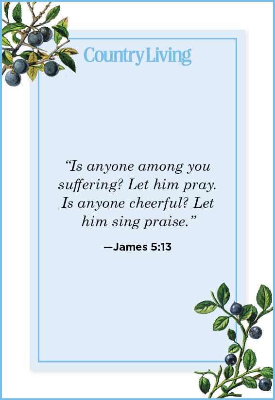 18) James 5:13