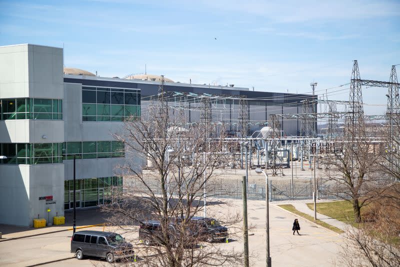 General view of the Pickering Nuclear Power Generating Station near Toronto