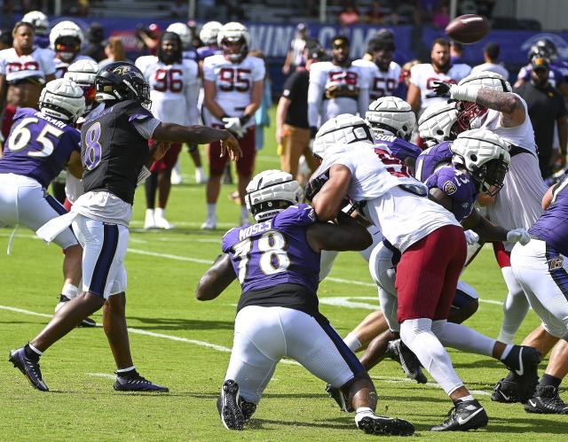 The Baltimore Ravens bring intensity to brawl-filled Day 1 of Washington  Commanders joint practices 