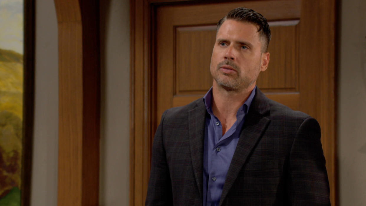  Joshua Morrow as Nick in a suit in The Young and the Restless 