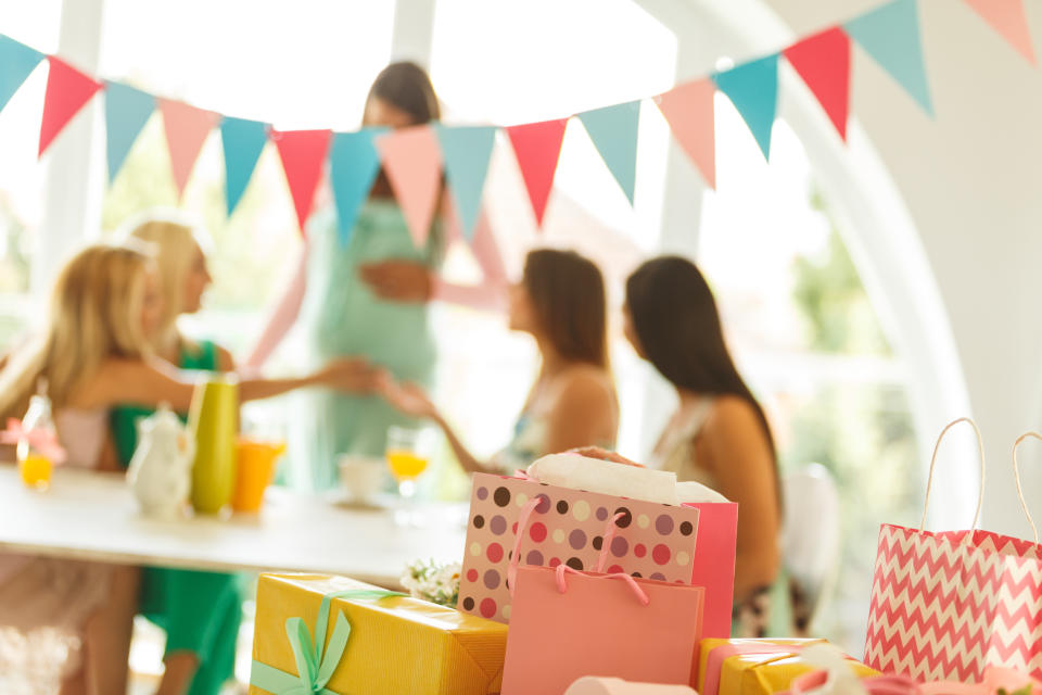 A mum has been slammed online for charging her friends to attend her baby shower. Photo: Getty Images