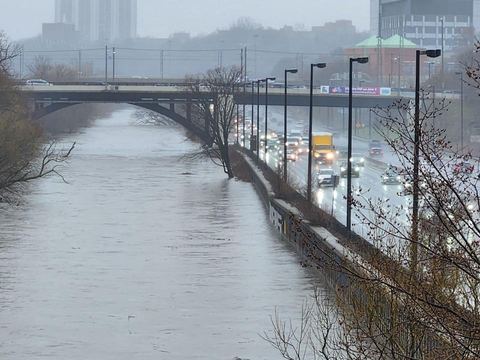High water levels in Don River in Toronto, Ont./Erin Wenckstern/TWN