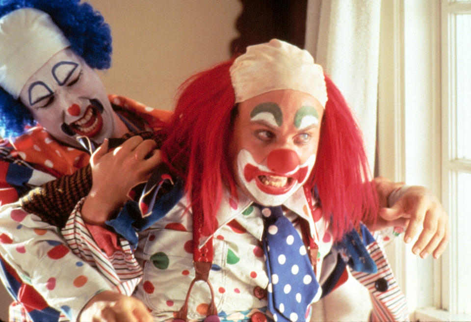 Goldthwait wrote, directed, and plays the title role in the 1992 flop <em>Shakes the Clown</em>. (Photo: IRS Media/ Courtesy: Everett Collecion)