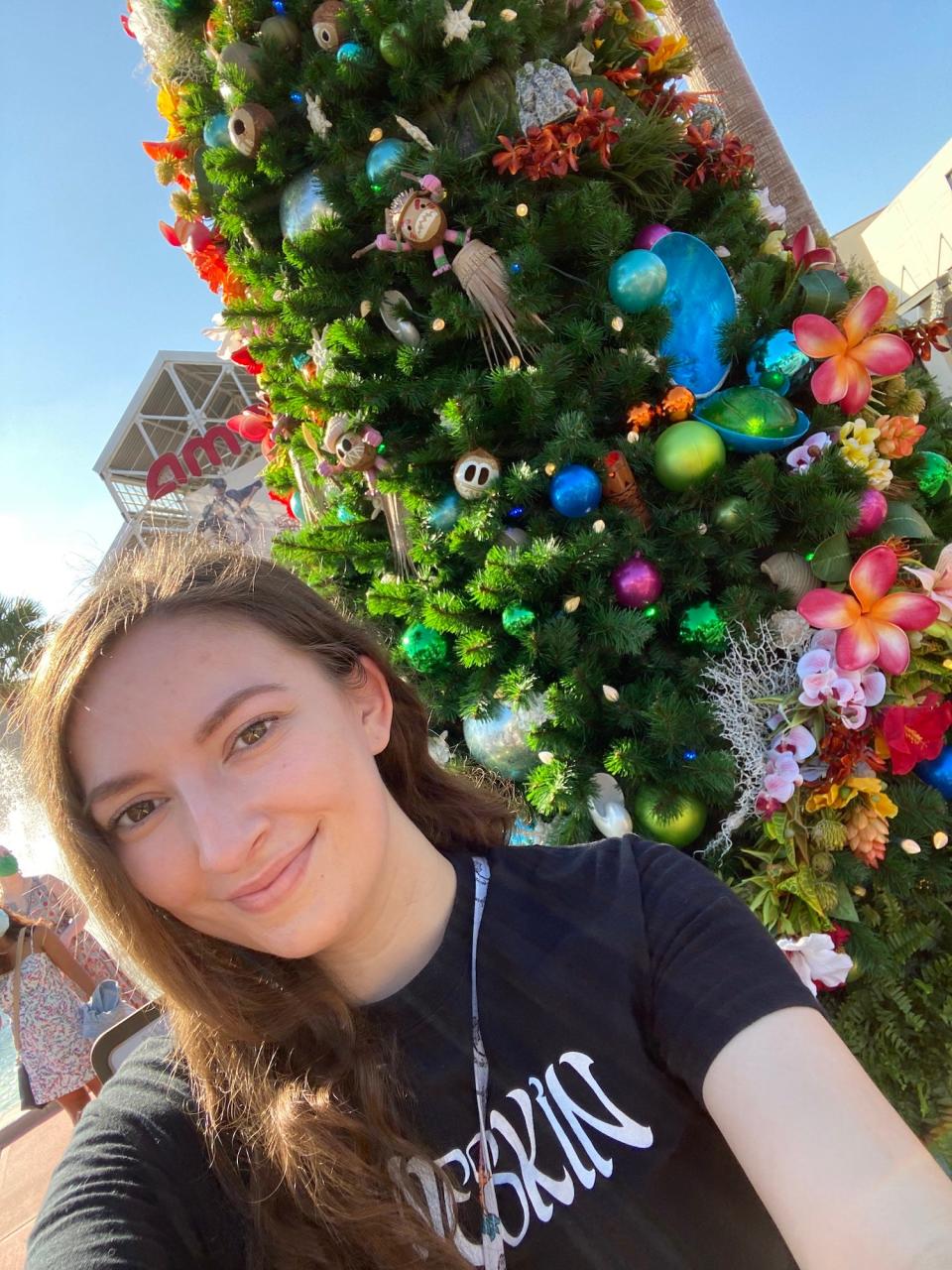 Insider reporter Amanda Krause at Disney Springs in December 2021.