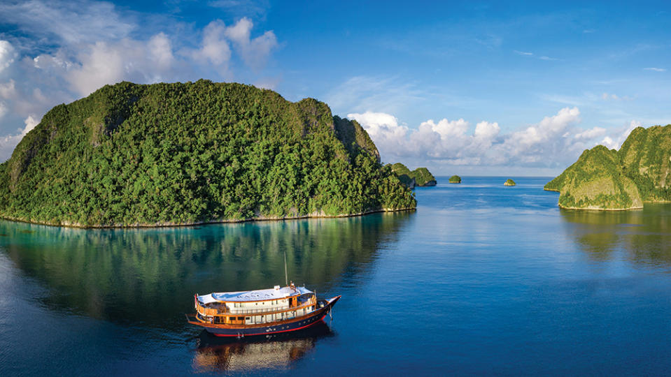 Rebel in the waters off Raja Ampat