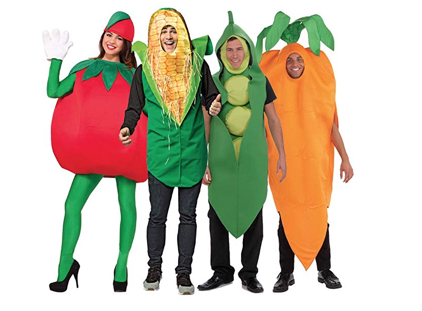 2) Vegetable Group Costume Set