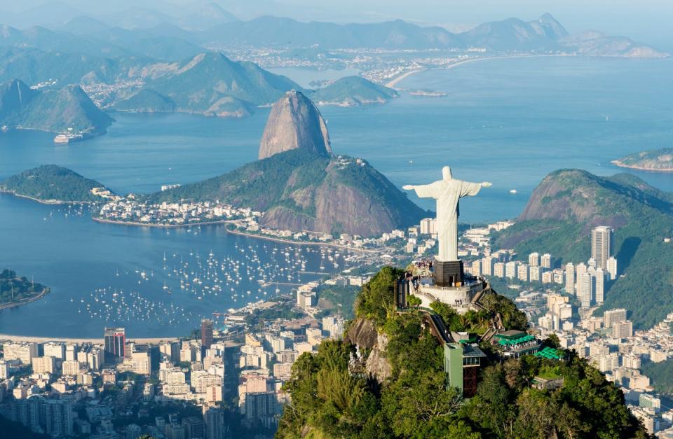 The Christ the Redeemer statue overlooks Rio de Janeiro, Brazil (Getty Images)
