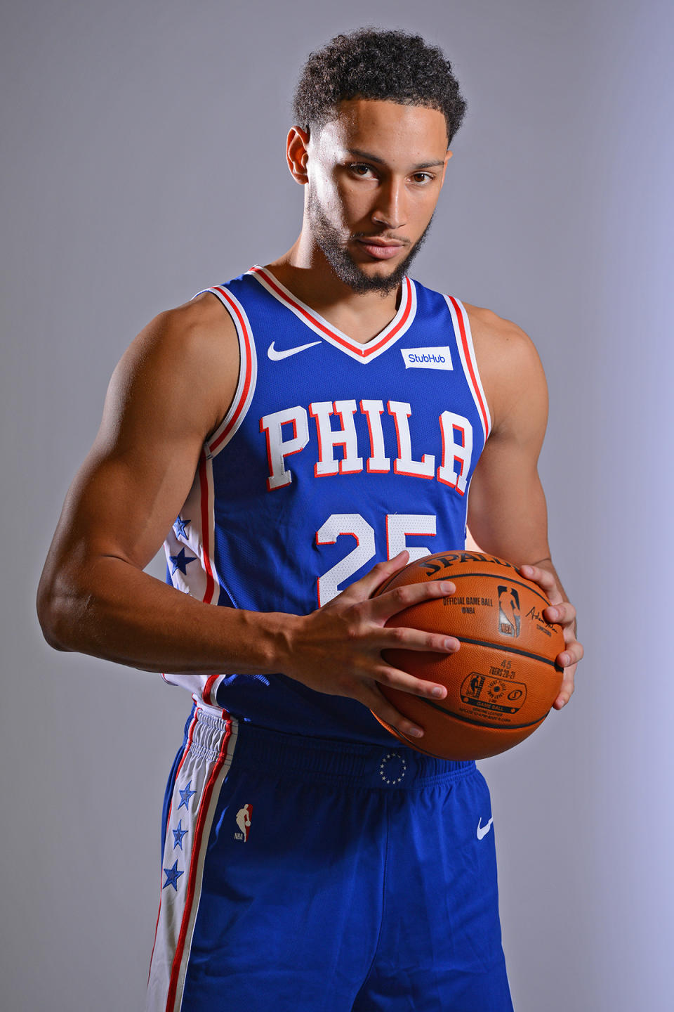 <p>The Philadelphia 76ers player is a three-time NBA All-Star.</p>