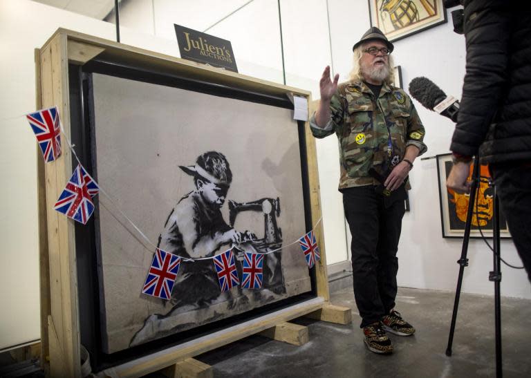 Artist vows to destroy Banksy mural after buying it for £561,000 at auction