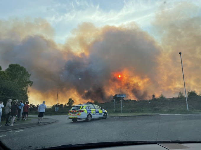 The blaze is described as ‘significant’ (Elizabeth Leddy/Twitter)