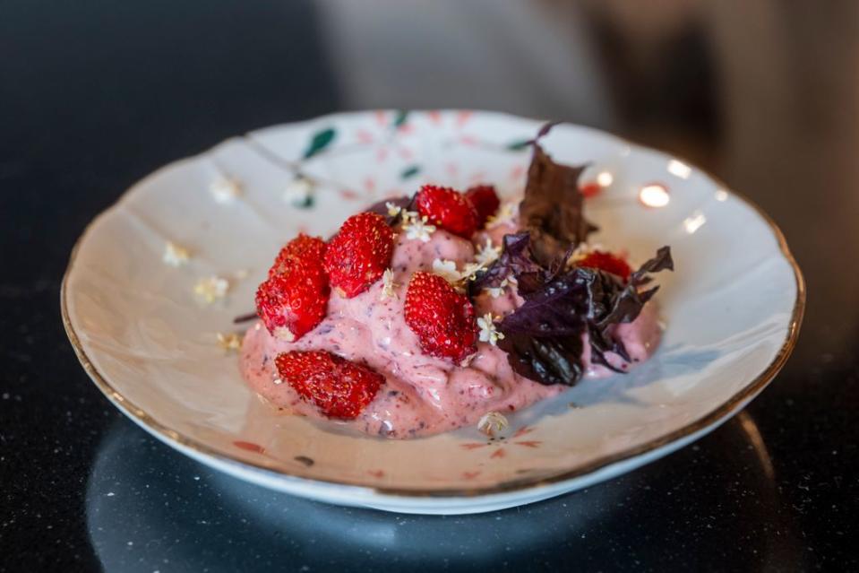 Helado de fresas, receta del chef Rodrigo de la Calle