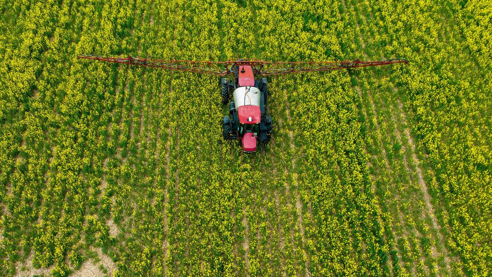 Farmers will need to use more pesticides as Earth warms due to the climate crisis, said Cailin Dendas, As You Sow's environmental health program coordinator. - Jim Watson/AFP/Getty Images