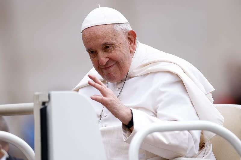 Pope Francis holds weekly audience