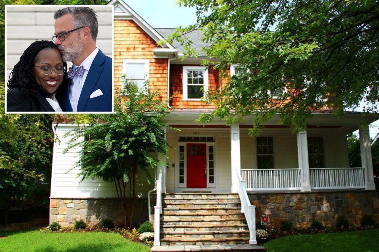 Supreme Court Justice Ketanji Brown Jackson has listed her DC home for $2.5 million.