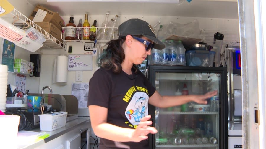 Thieves strike Meowee Wowee food truck twice in a week leaving the owners facing closure. (KLAS)