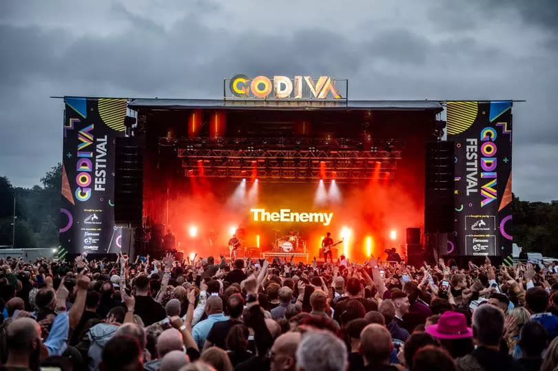 A policing plan is in place for Godiva Festival 2024. Pictured The Enemy at last year's event