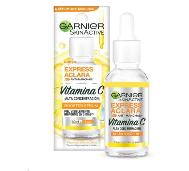 Garnier Skin Active Express aclara booster serum anti manchas con vitamina c - 30 ml Serum/Amazon.com.mx