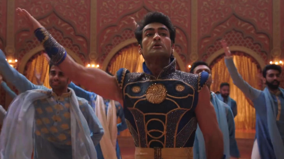 Kumail Nanjiani had to take part in a Bollywood dance scene for 'Eternals'. (Marvel/Disney)