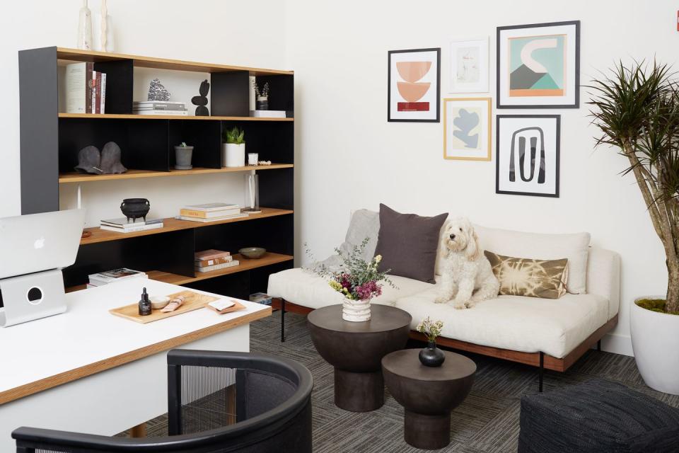 <p>"Dogs are welcome, too! We think of our team as a family. Our office encourages team members to get to know each other on a deeper level, which helps us work better and smarter."</p>