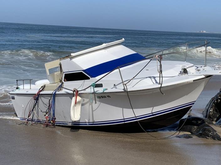 An abandoned boat found near Point Mugu Beach Wednesday morning have been used for human smuggling, Ventura County Sheriff's officials said.