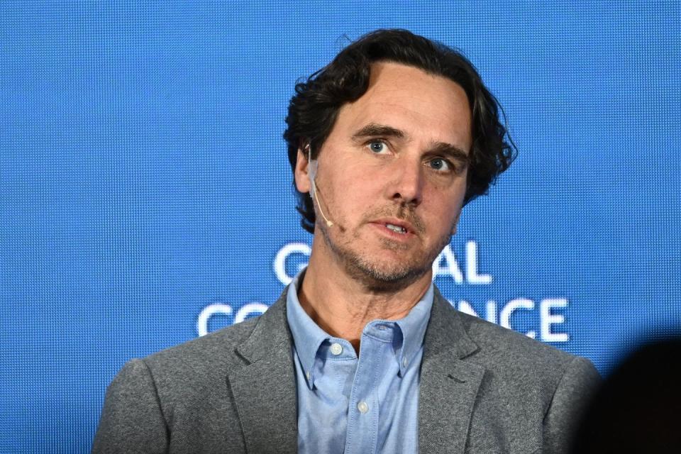 rob wade, ceo, fox entertainment, speaks during the milken institute global conference in beverly hills, california on may 3, 2023 photo by patrick t fallon afp photo by patrick t fallonafp via getty images