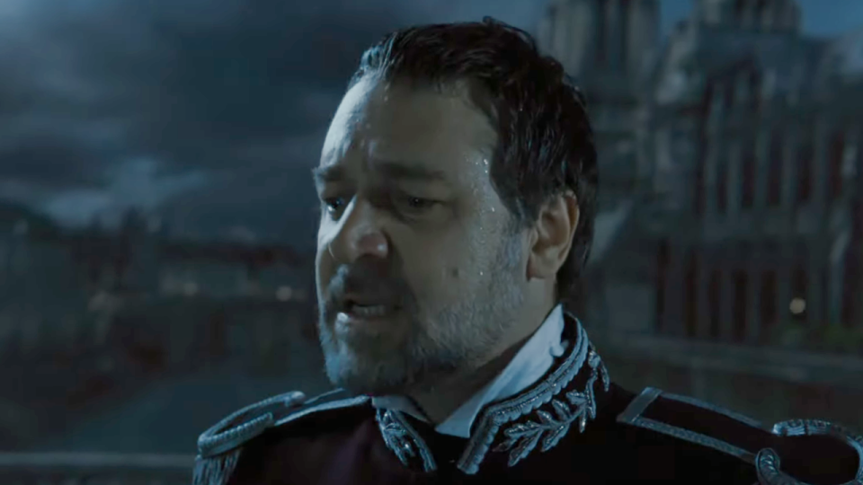 Russell Crowe in Les Miserables.