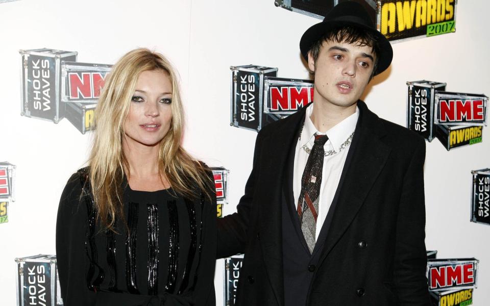 'Double the eyes, double the risk': Pete Doherty with Kate Moss, 2007
