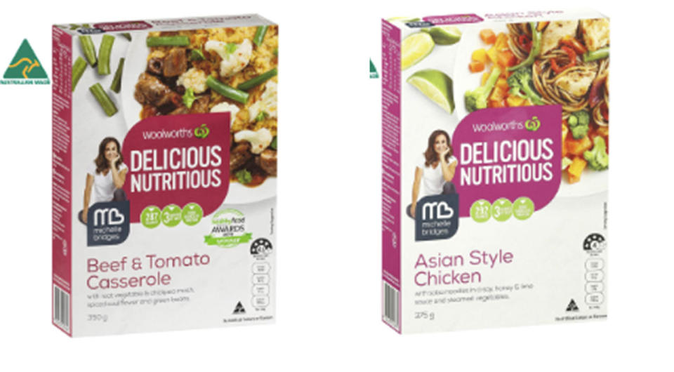 Ms Sangadi found the frozen meal with the highest nutrient content was Michelle Bridges’ Delicious Nutritious meals. Photo: Woolworths