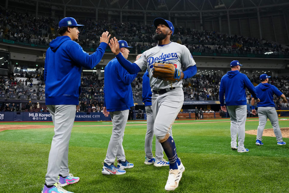 Teoscar Hernández。(Photo by Mary DeCicco/MLB Photos via Getty Images)