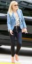 <p>Sunny as ever, Witherspoon stepped out in L.A. wearing a powder blue blazer over a floral print blouse ($195; <a rel="nofollow noopener" href="http://www.pjatr.com/t/8-10718-131940-134982?sid=ISReeseWBlouseIJMarch&url=https%3A%2F%2Fwww.draperjames.com%2Fdunaway-vines-top%3Futm_source%3DPepperJam%26utm_medium%3DAffiliate%26utm_campaign%3D20648%26utm_content%3D1-7839%26utm_term%3D1912269337" target="_blank" data-ylk="slk:draperjames.com;elm:context_link;itc:0;sec:content-canvas" class="link ">draperjames.com</a>), which she paired with dark wash jeans, her go-to pale pink tote, matching pumps, and complementary shades. Looking Easter-ready, Reese!</p>