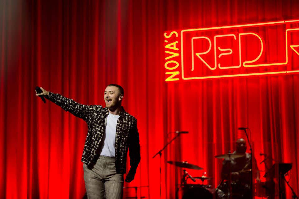 Sam Smith gave more than just a good show during at the Sydney Opera House last night. Source: Nova