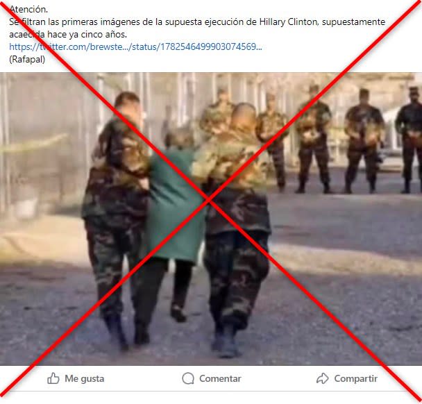 <span>Captura de pantalla de una publicación en Facebook hecha el 25 de abril de 2024 </span>