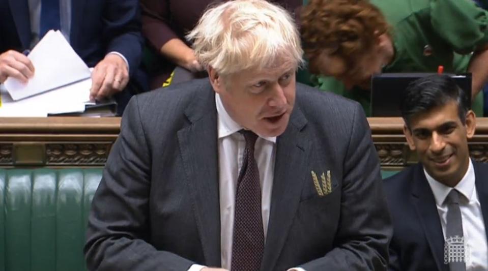 Prime Minister Boris Johnson (House of Commons/PA) (PA Wire)