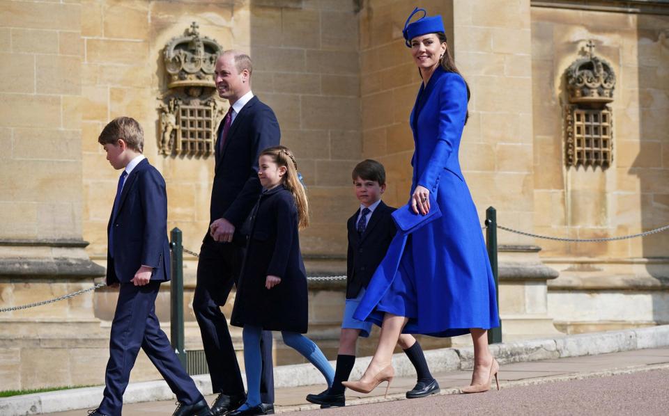 Prince Louis captured the headlines last year as he joined his family at the Easter service for the first time