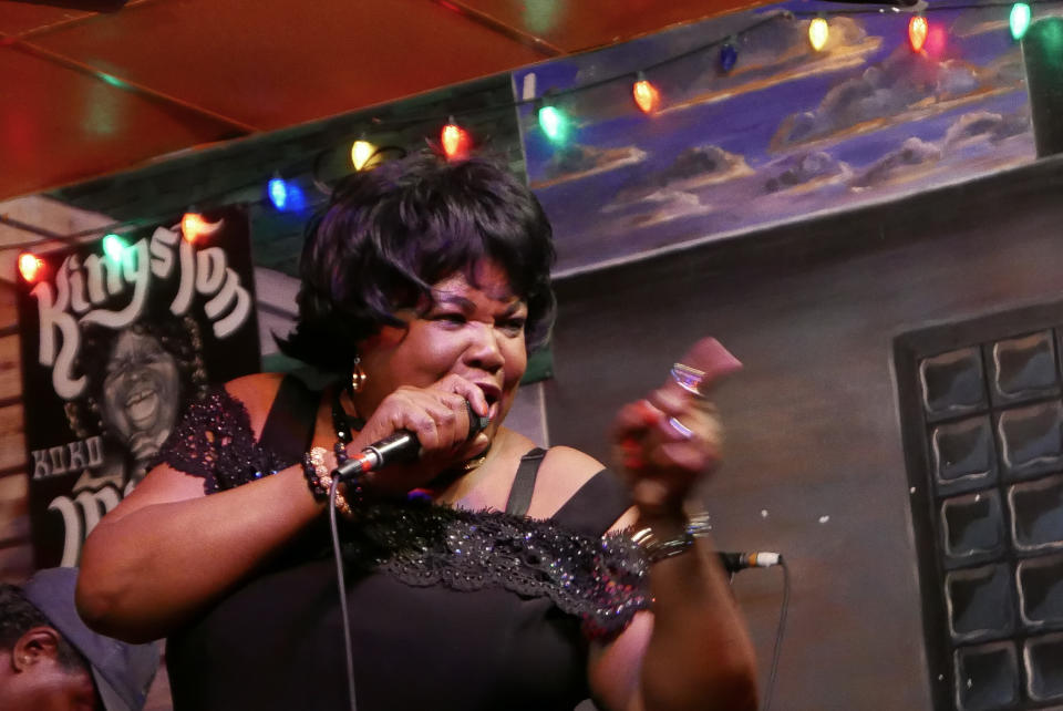 You could catch Nora Jean Bruso belting one out at Kingston Mines. Picture: Getty