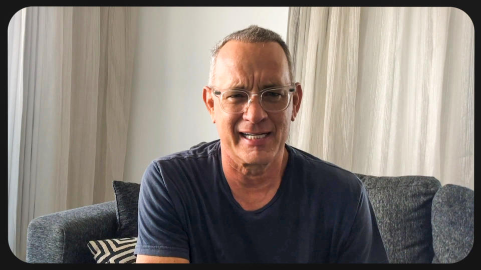 UNSPECIFIED - OCTOBER 10: In this screengrab Tom Hanks appears during the 2020 Carousel of Hope Ball benefiting the Children’s Diabetes Foundation on October 10, 2020 in UNSPECIFIED, UNSPECIFIED - Region AMER. (Photo by Getty Images/Getty Images for Children's Diabetes Foundation )