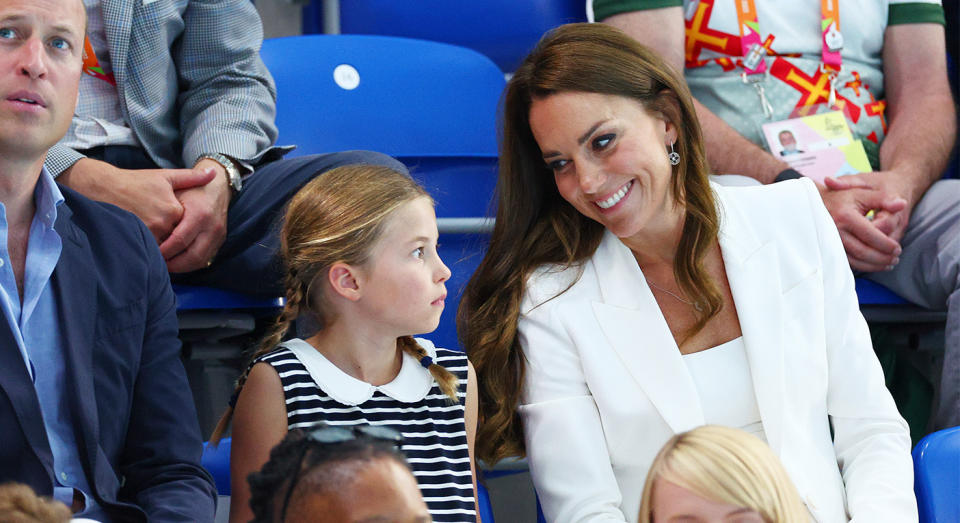 Princess Charlotte joins Duke & Duchess of Cambridge at Commonwealth Games