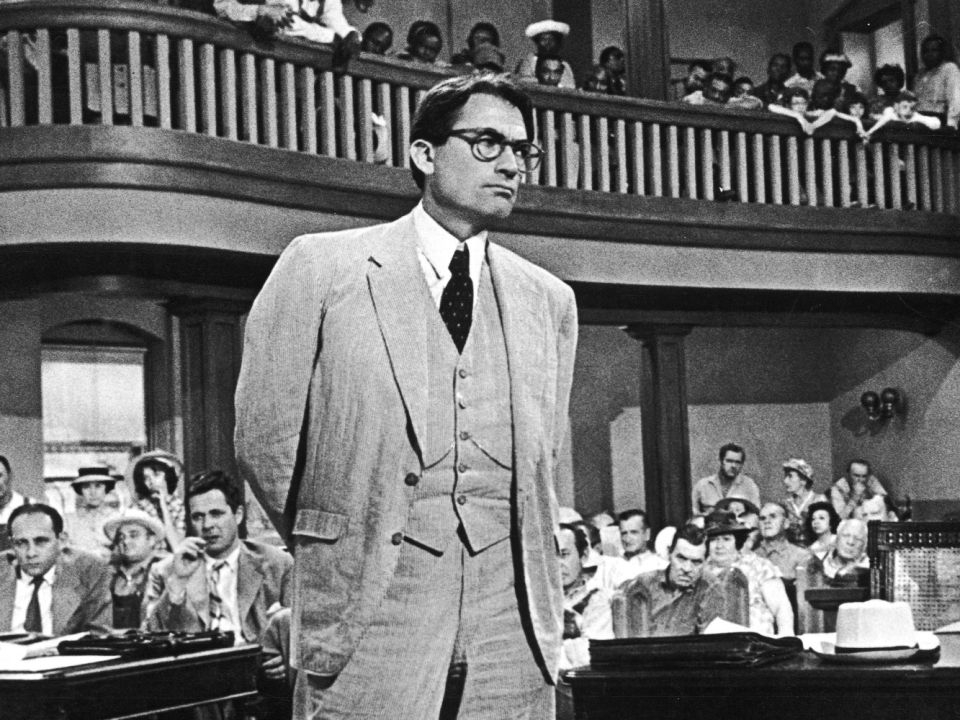 Gregory peck atticus finch to kill a mockingbird