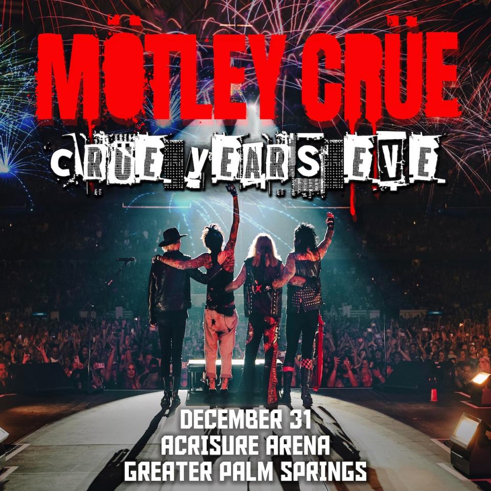 Motley Crue New Years Eve poster