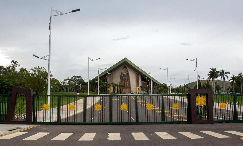 PNG’s parliament house in Port Moresby. The government has been accused of using the National Pandemic Act to erode civil rights.