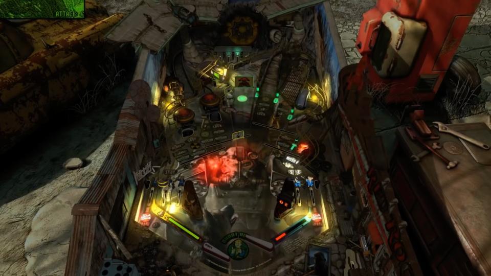 Fallout Pinball gameplay