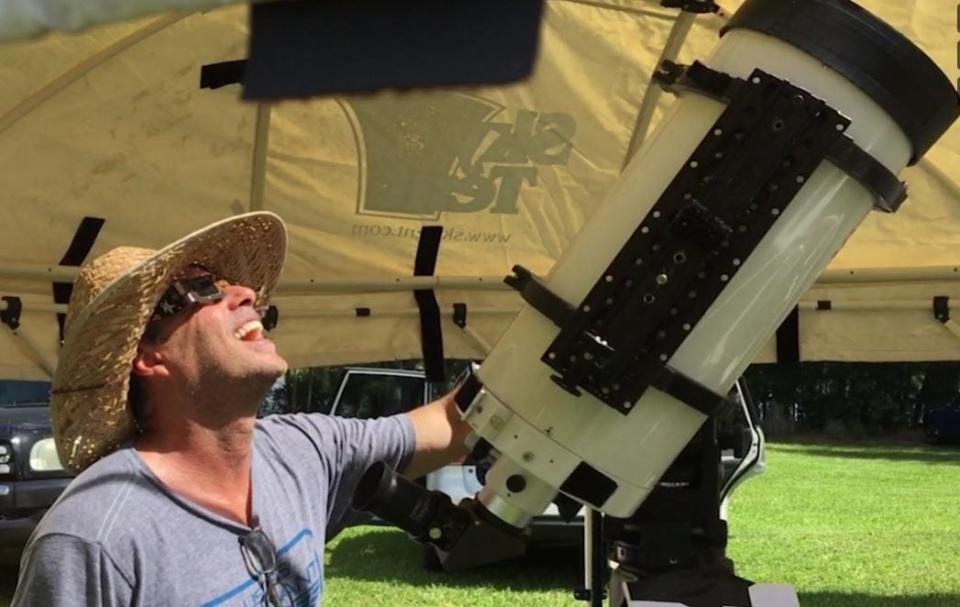 Davie resident Charles Lillo viewed the 2017 solar eclipse from South Florida but is headed to Texas to watch the April 8 eclipse so he and his family can be in the path of totality.