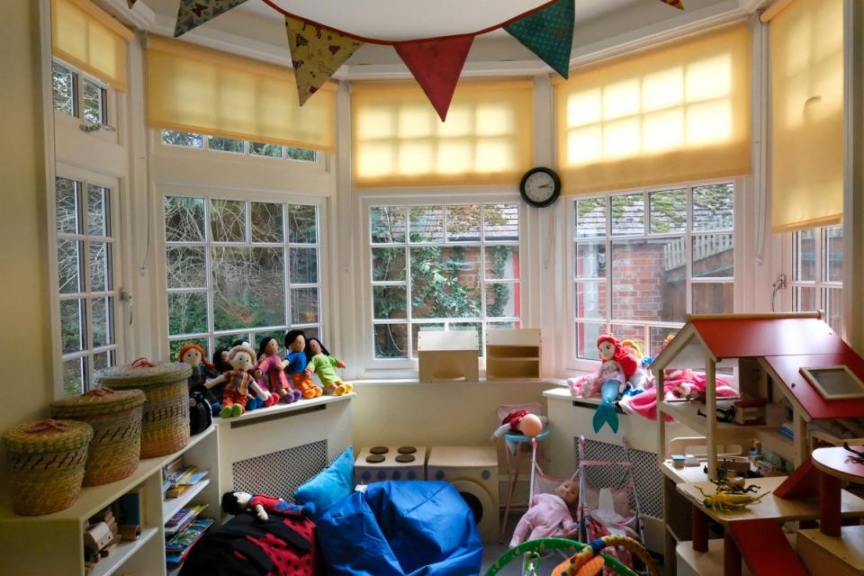 A bright room filled with toys at the refuge (Emma Armstrong)