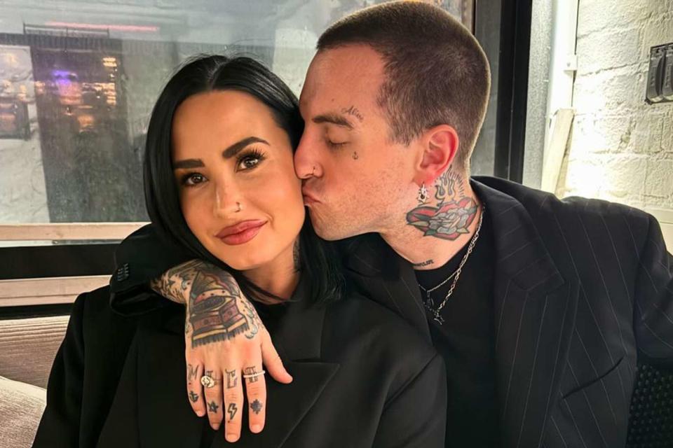 <p>Instagram/jutesmusic</p> Demi Lovato and Jordan 