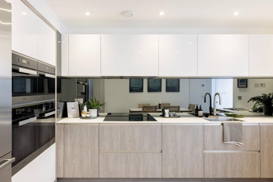 The kitchen comes with a Liebherr wine fridge (Knight Frank)