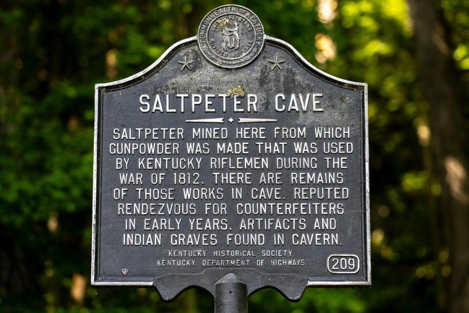 Carter Caves State Resort Park is home to about 50 caves.