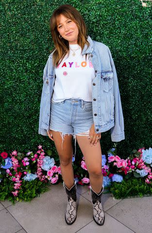 <p>Presley Ann/Getty Images</p> Ashley Tisdale at the Eras Tour pre-party hosted by PEOPLE and SoFi